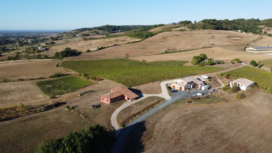 le Domaine Duffau vue aérienne
